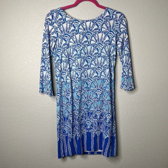 Lilly Pulitzer Dresses & Skirts - Lilly Pulitzer Bay Dress In Whisper Blue One Of A Kind Engineered Dress Sz XS